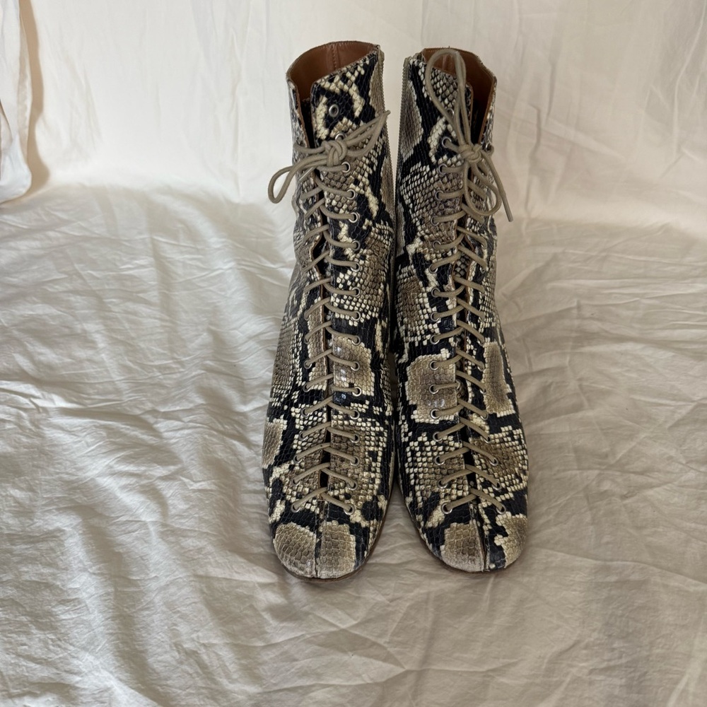 By Far Becca Snakeskin boots